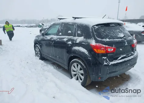 2014 Mitsubishi Outlander Sport Es z USA, uszkodzony, nr VIN 4A4AP3AU4EE026462